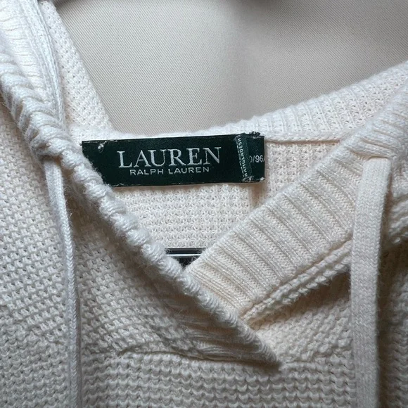 Nice 100% cotton sweater, Ralph Lauren brand, white color - Picture 8 of 11